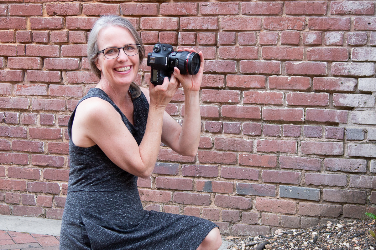 Christine McKeel using her camera